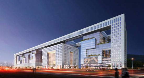 視聲為中建三局光谷之星總部大樓獨家定制了一套智慧辦公解決方案