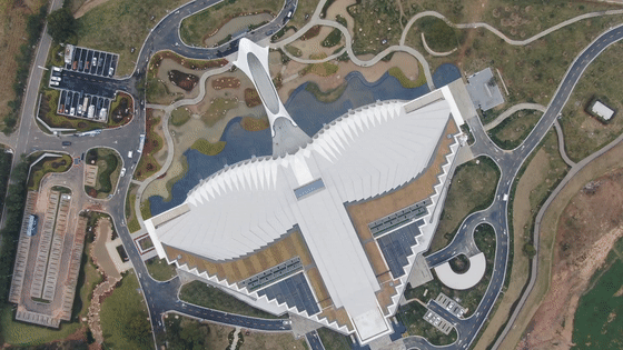 鄱陽(yáng)湖生態(tài)文明會(huì)展中心鳥瞰圖